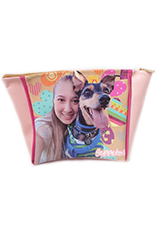 Cosmetiquera estampado Ama y Mascota
